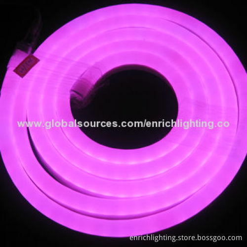 24V DC LED Neon Flex Lights, Color Changing, Sized 16 x 28mm, 14.4W/m Power, 5050 SMD-70-piece, IP65New